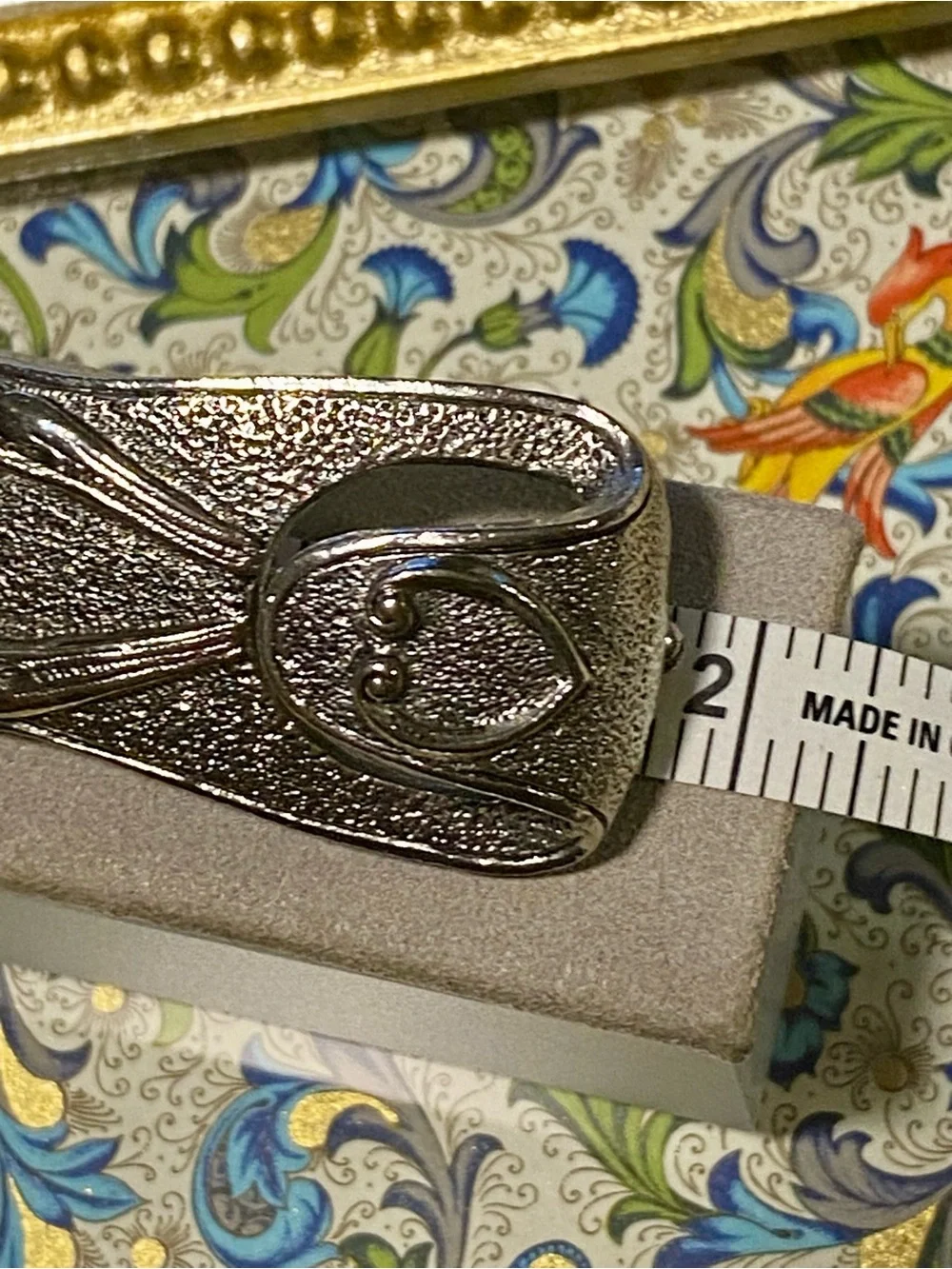 Vintage 1973 S Cov Scarf Clip/ Ring